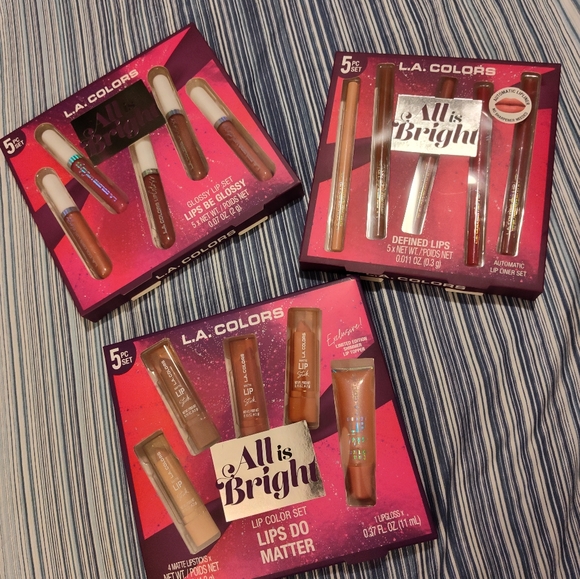 NEW!! L.A. Colors Lip Bundle (3 Sets) - Picture 4 of 6